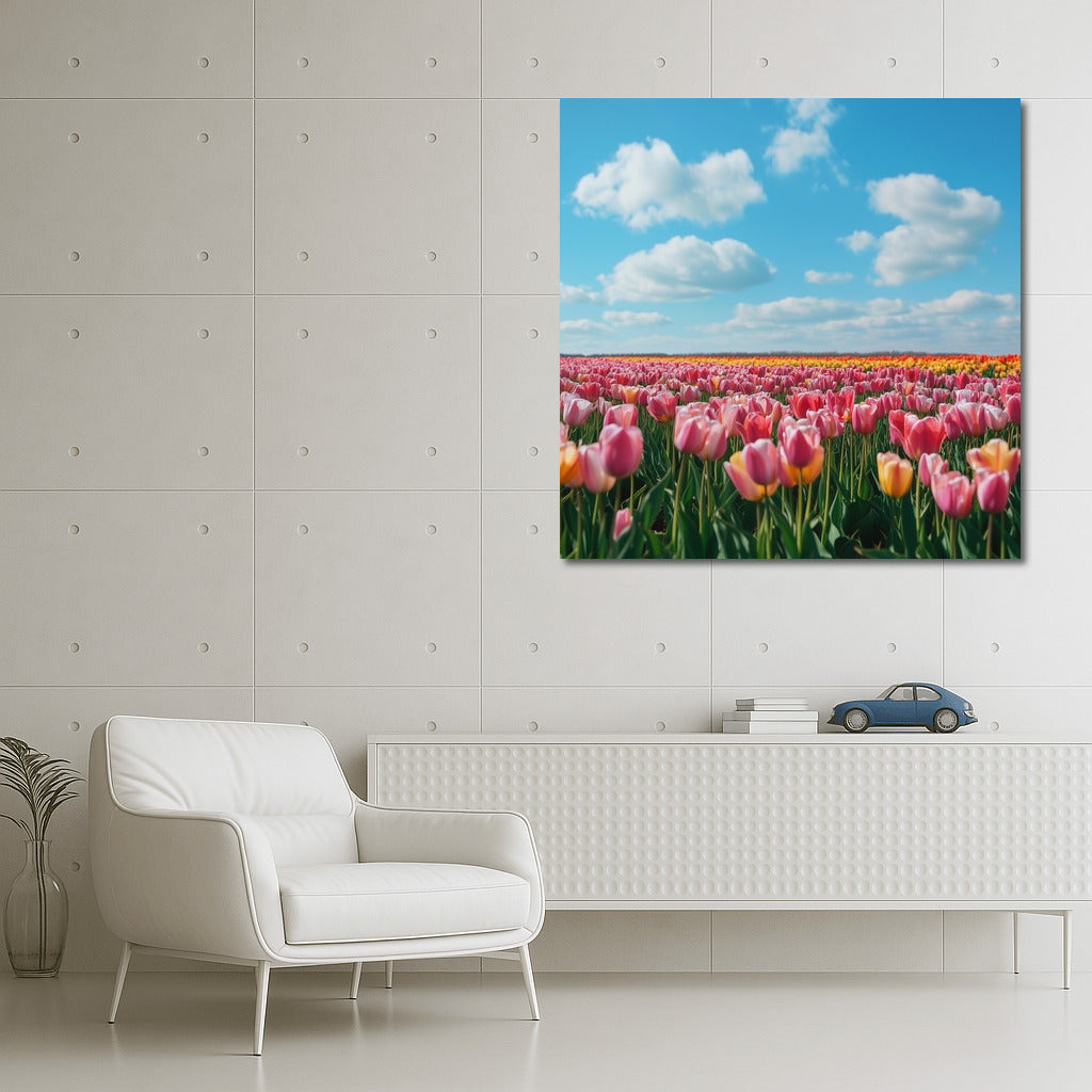 Tulips in the Embrace of Heaven