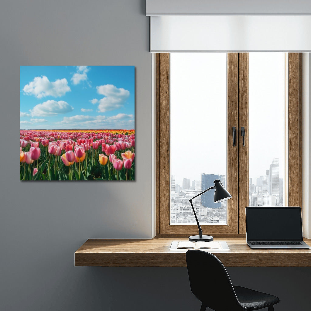 Tulips in the Embrace of Heaven