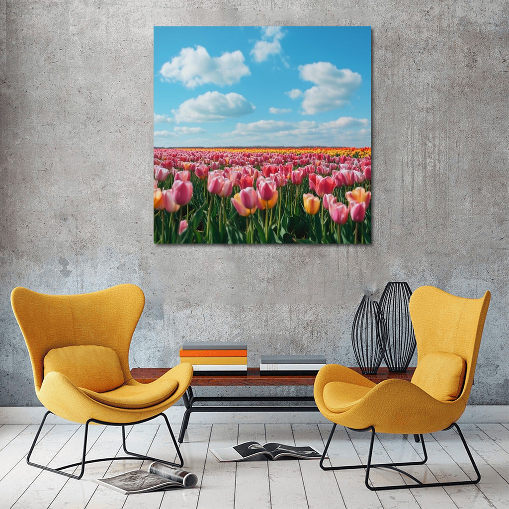 Tulips in the Embrace of Heaven