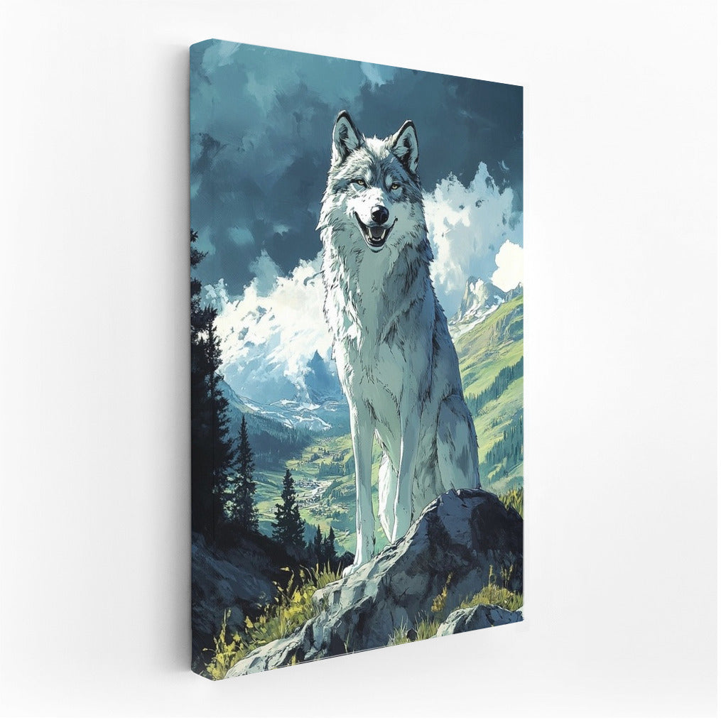 Wolf Among the Heights: Nature's Edge