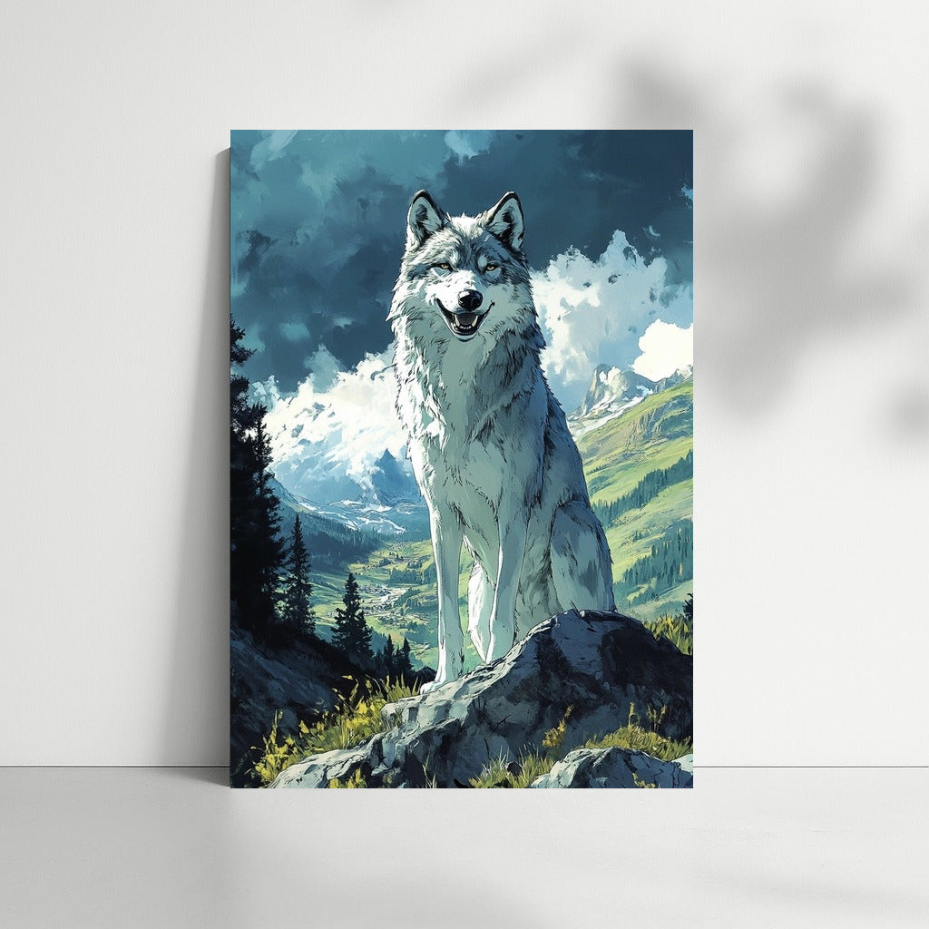 Wolf Among the Heights: Nature's Edge