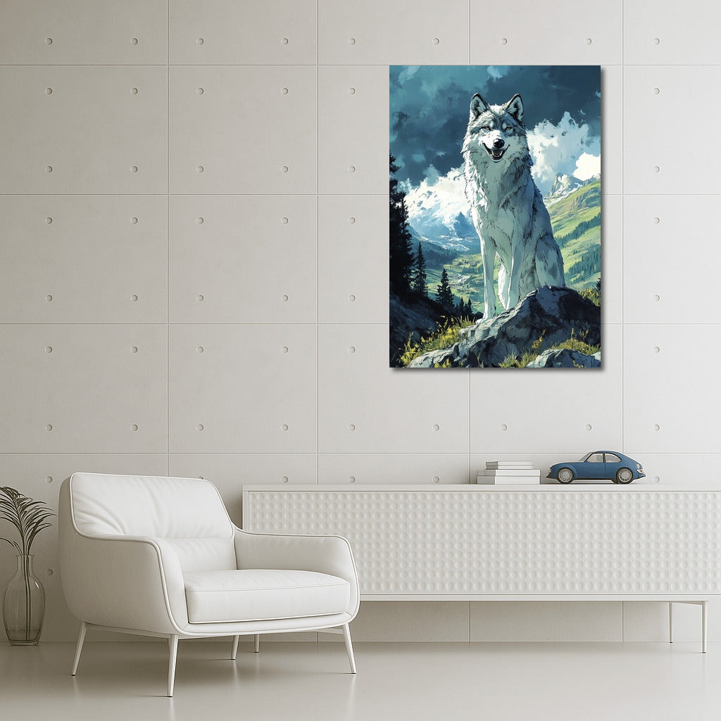 Wolf Among the Heights: Nature's Edge