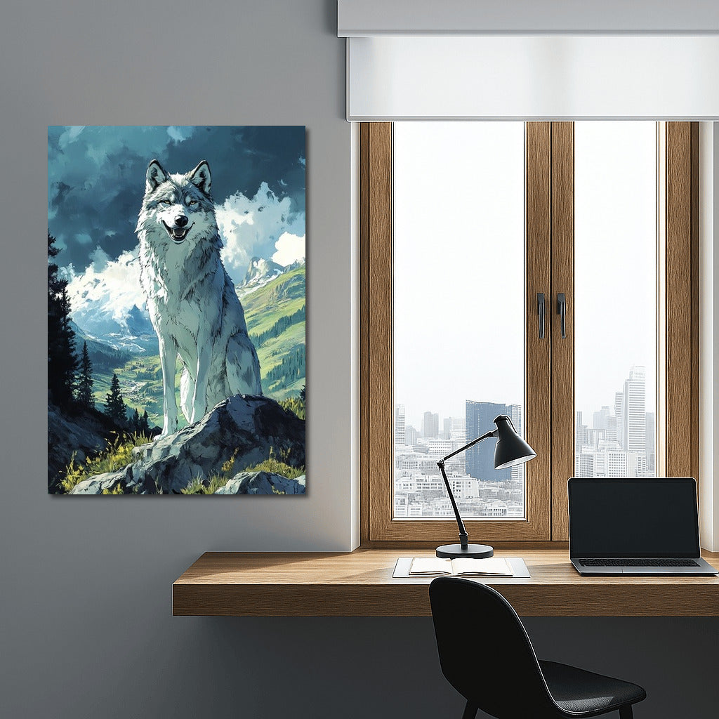 Wolf Among the Heights: Nature's Edge