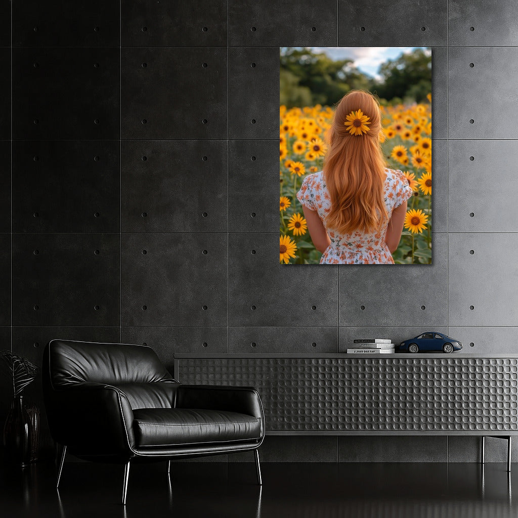 Dance in Sunflowers: Summer Silhouette