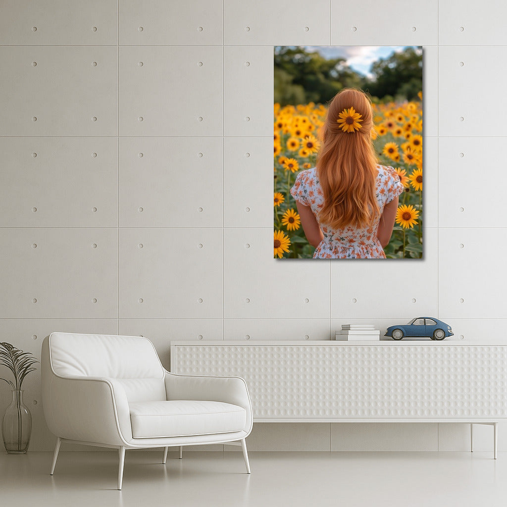 Dance in Sunflowers: Summer Silhouette