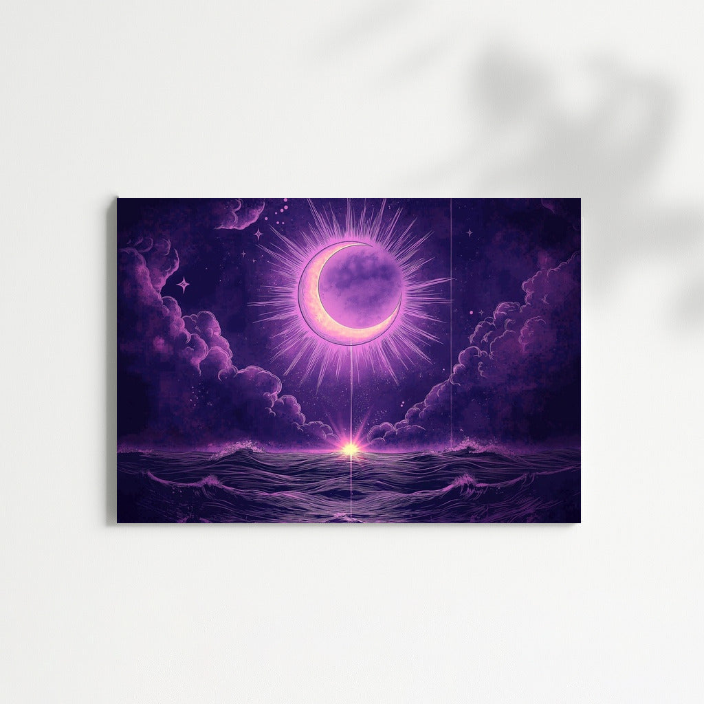 Moon Waltz in Violet Embrace