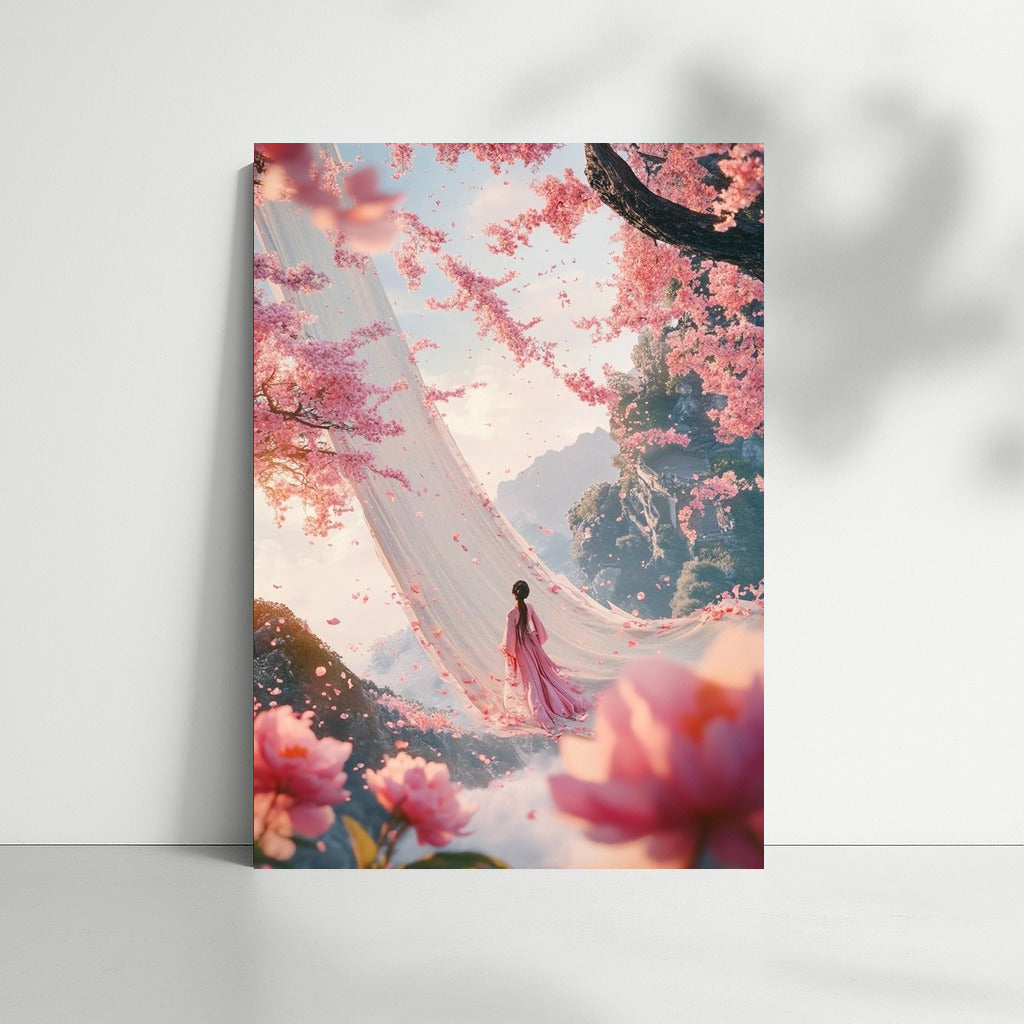 Pink Dream Among the Flowering Branches