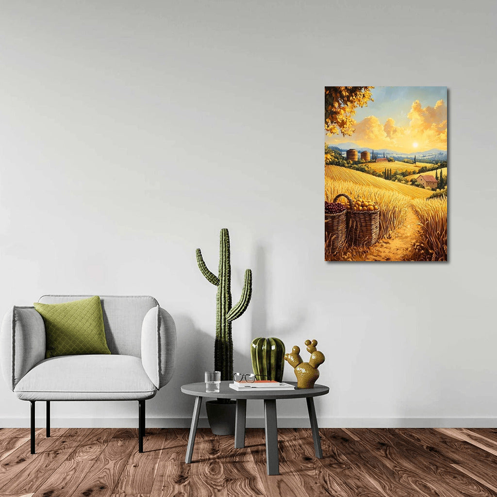 The Radiance of the Tuscan Fields