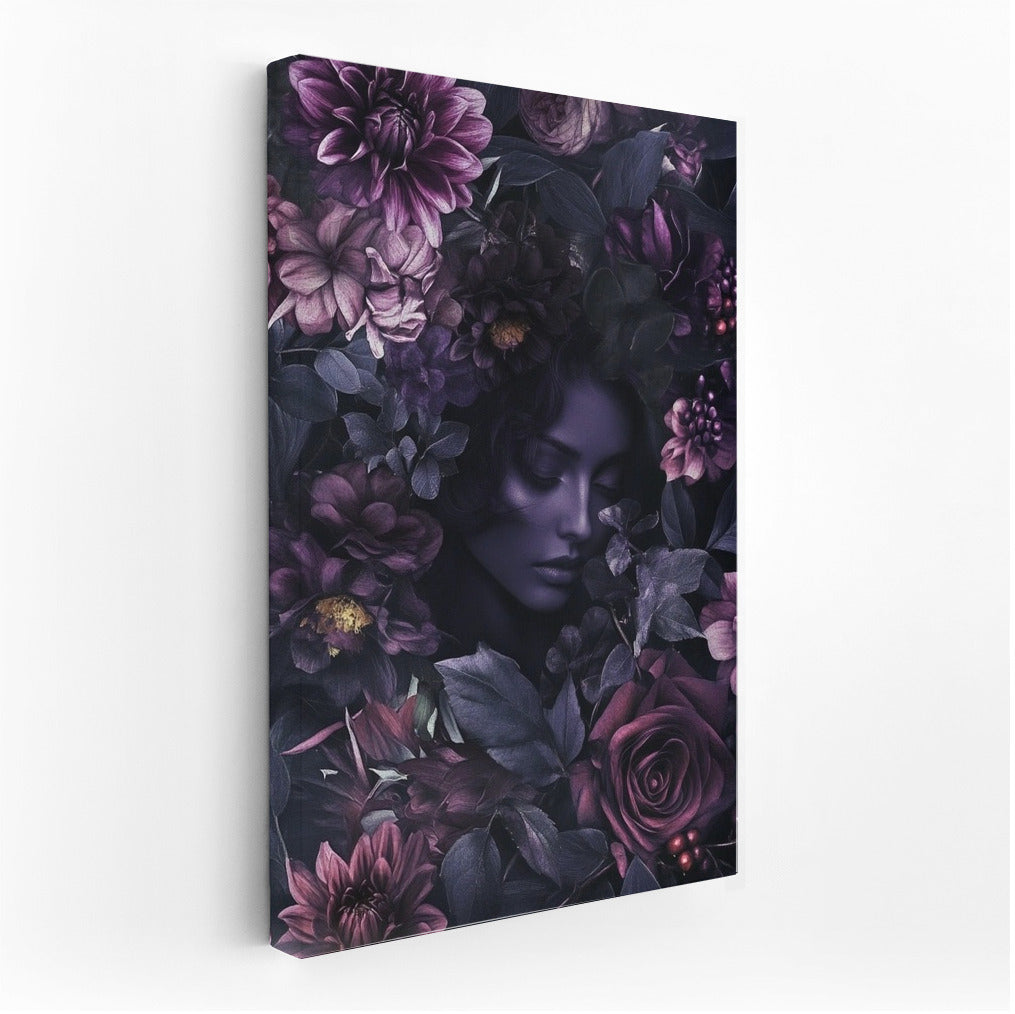 Face in Flower Shadow