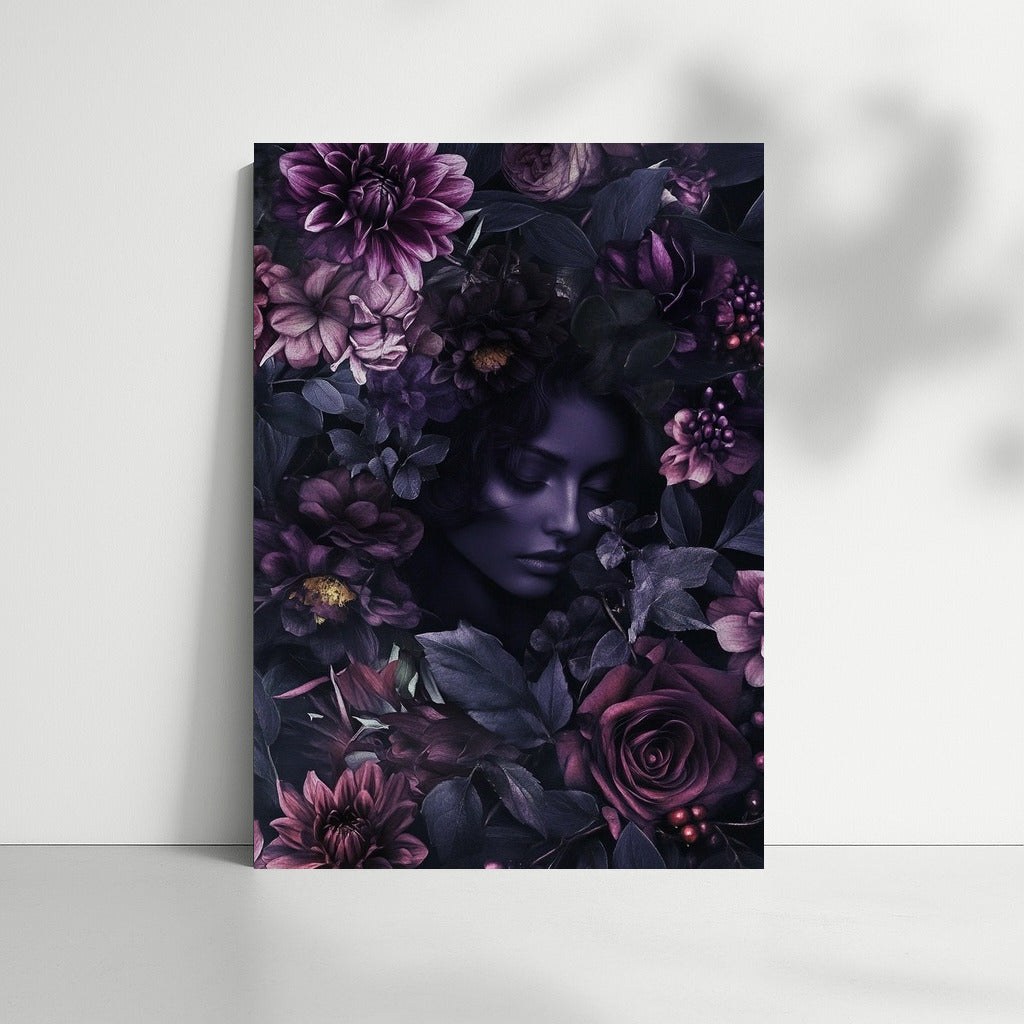 Face in Flower Shadow
