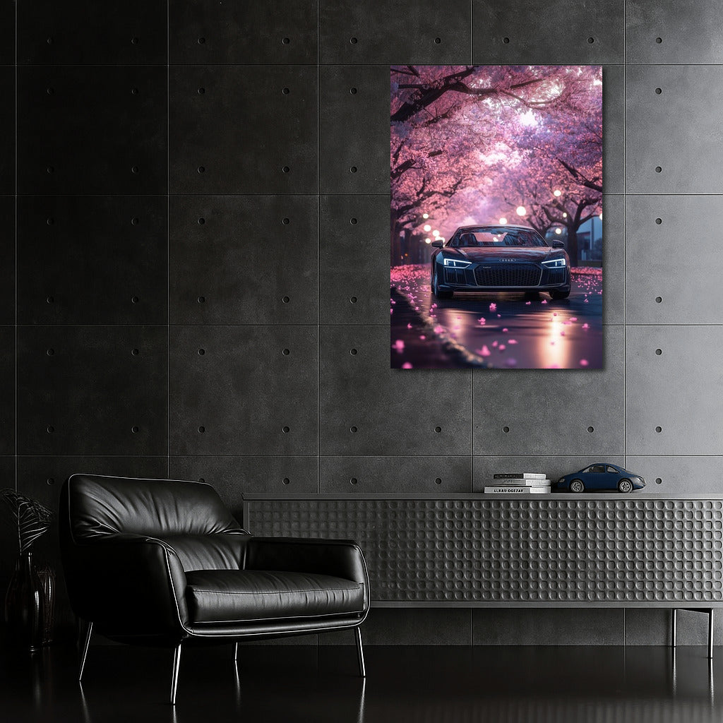Sakura and Speed: Audi R8 Symphony