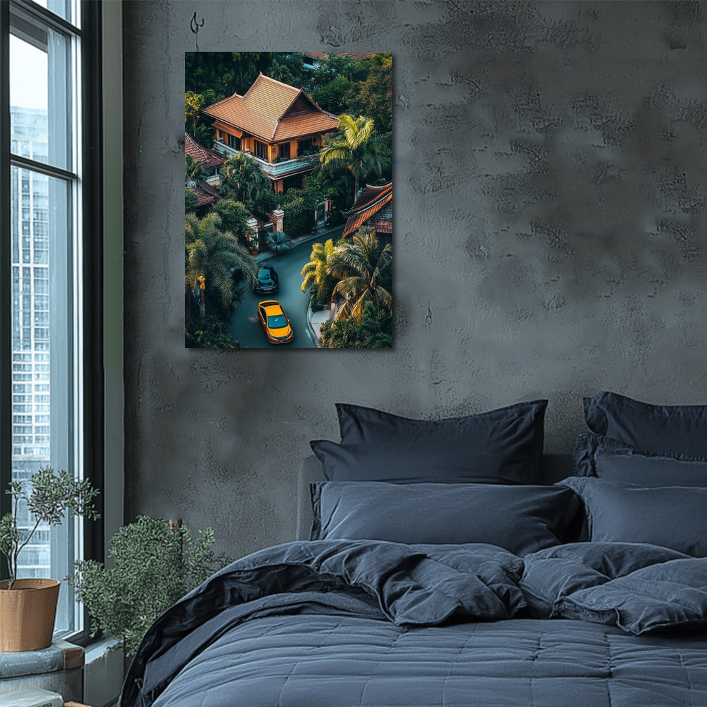 Emerald Roar in the Urban Jungle