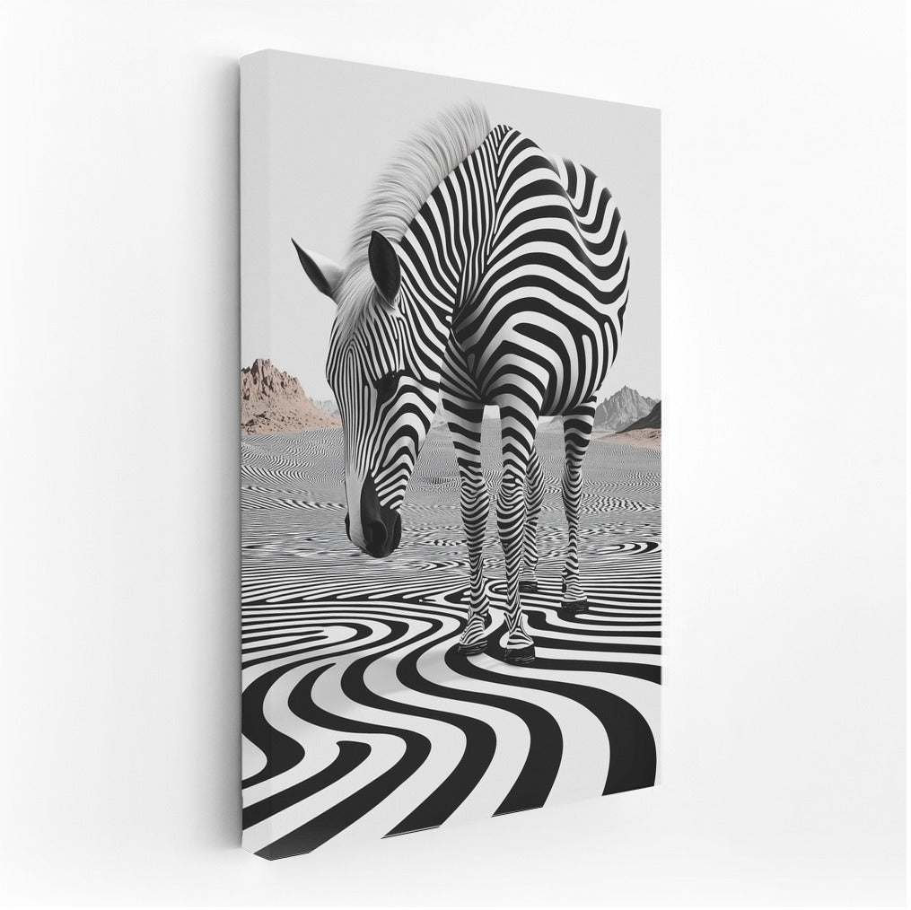 Zebra Illusion: Line Dance