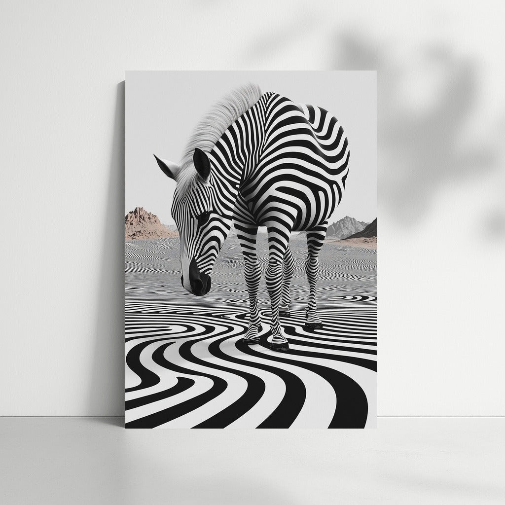 Zebra Illusion: Line Dance