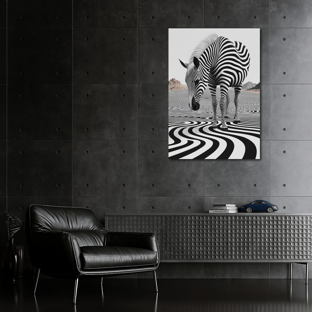 Zebra Illusion: Line Dance