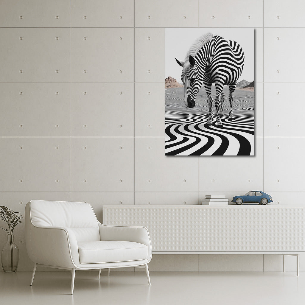 Zebra Illusion: Line Dance