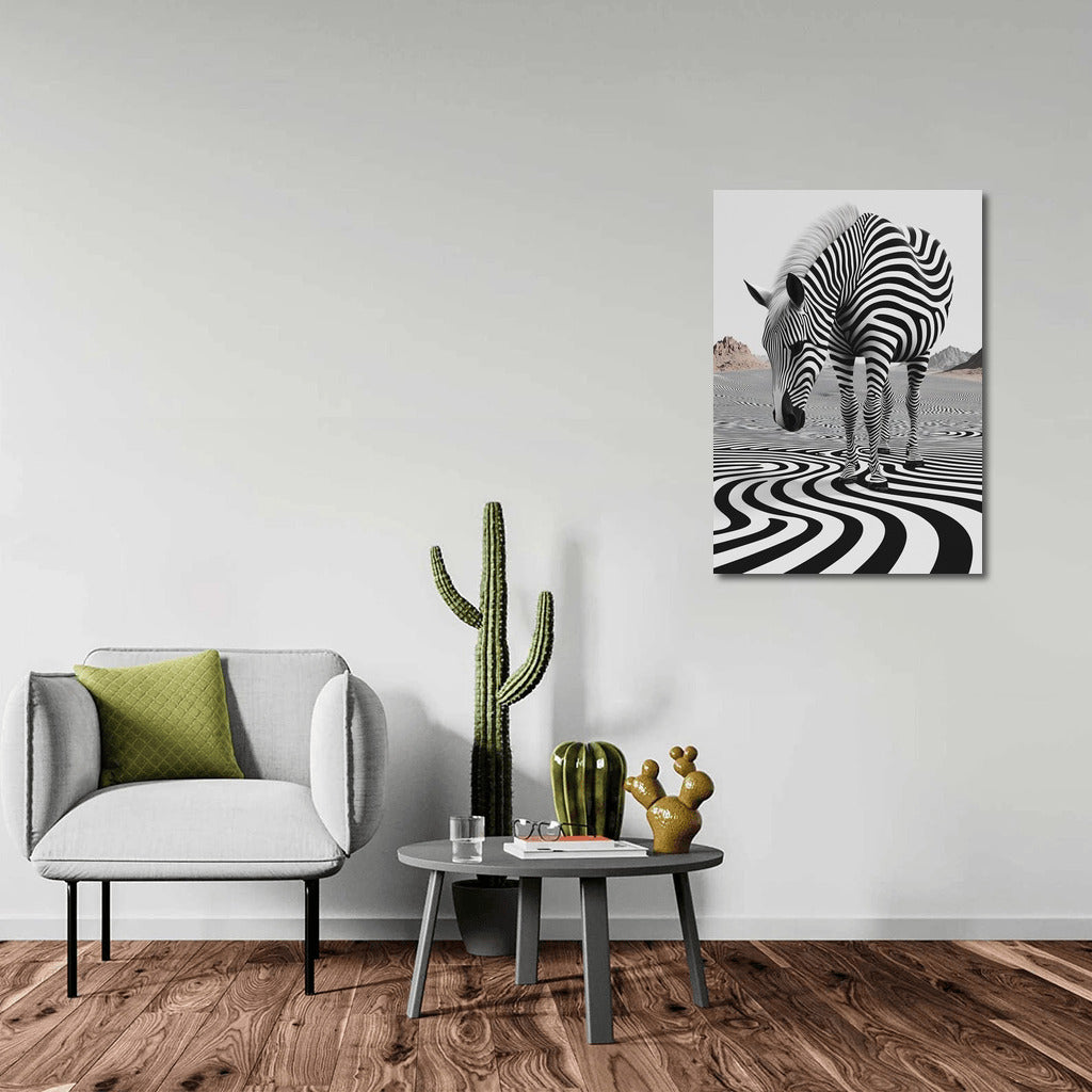 Zebra Illusion: Line Dance
