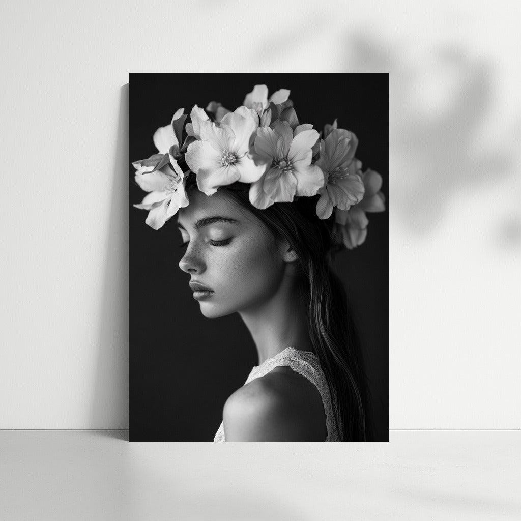 Whispers of Nature: Black and White Symphony