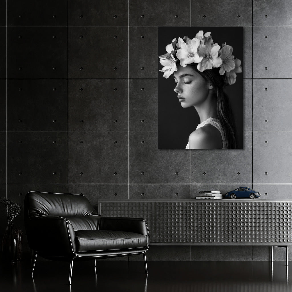 Whispers of Nature: Black and White Symphony