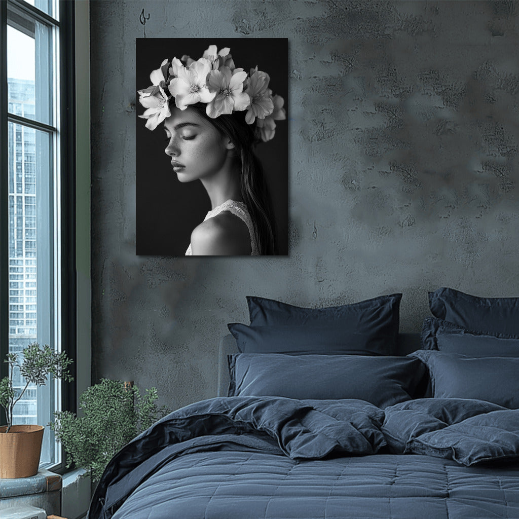 Whispers of Nature: Black and White Symphony
