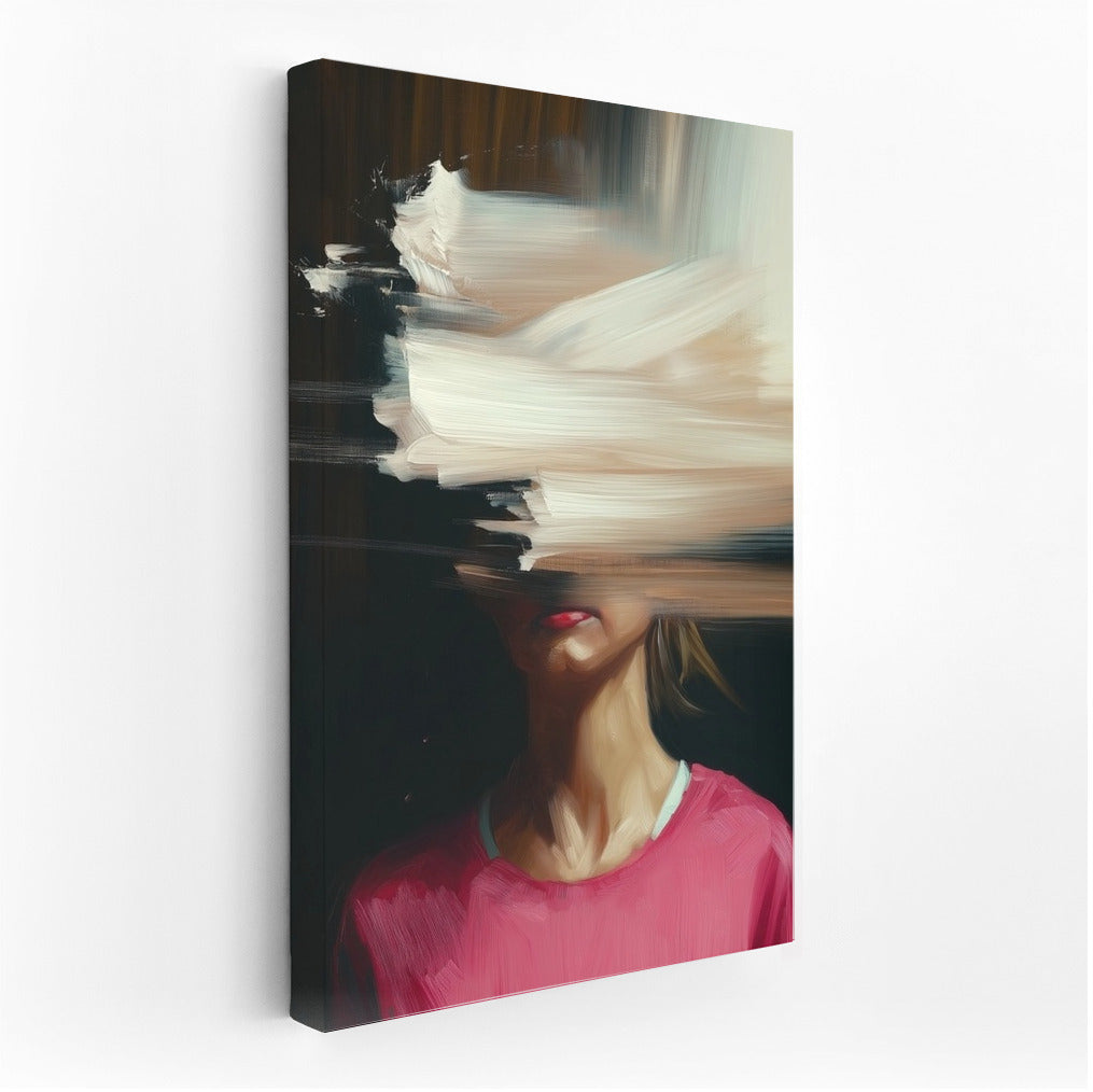 Face in the Veil of Flowers