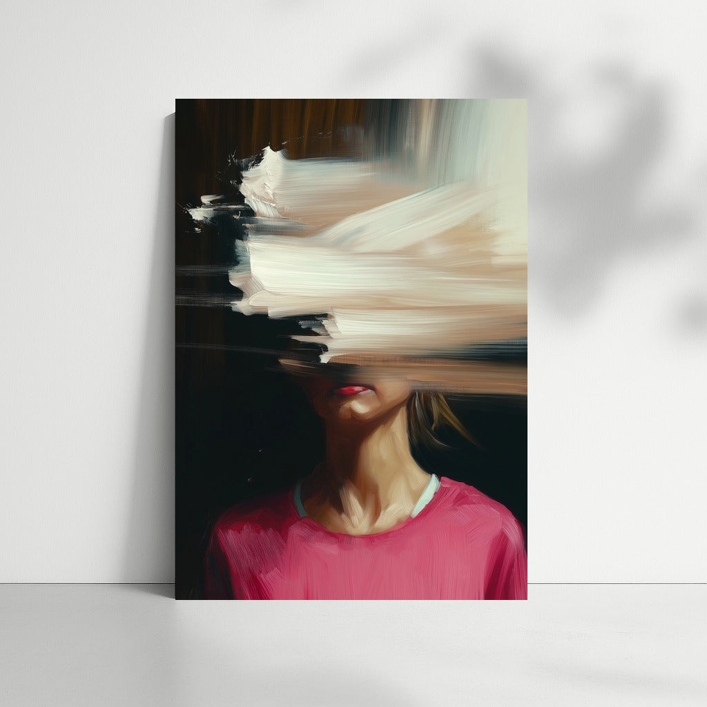 Face in the Veil of Flowers