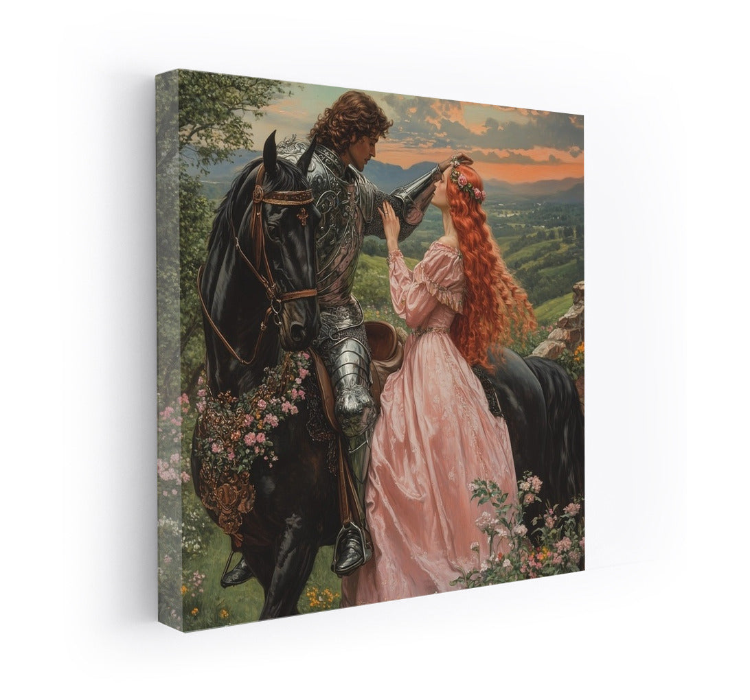 Sunset Waltz of the Knight and the Flower Muse