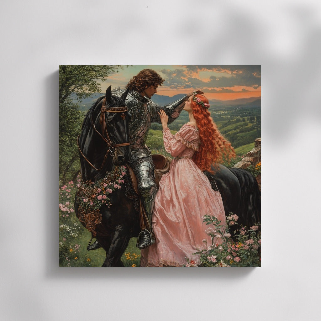 Sunset Waltz of the Knight and the Flower Muse