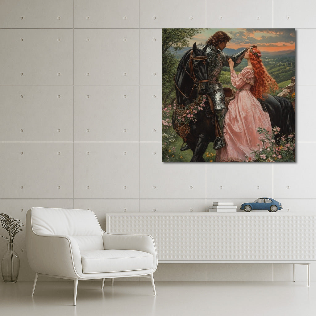 Sunset Waltz of the Knight and the Flower Muse