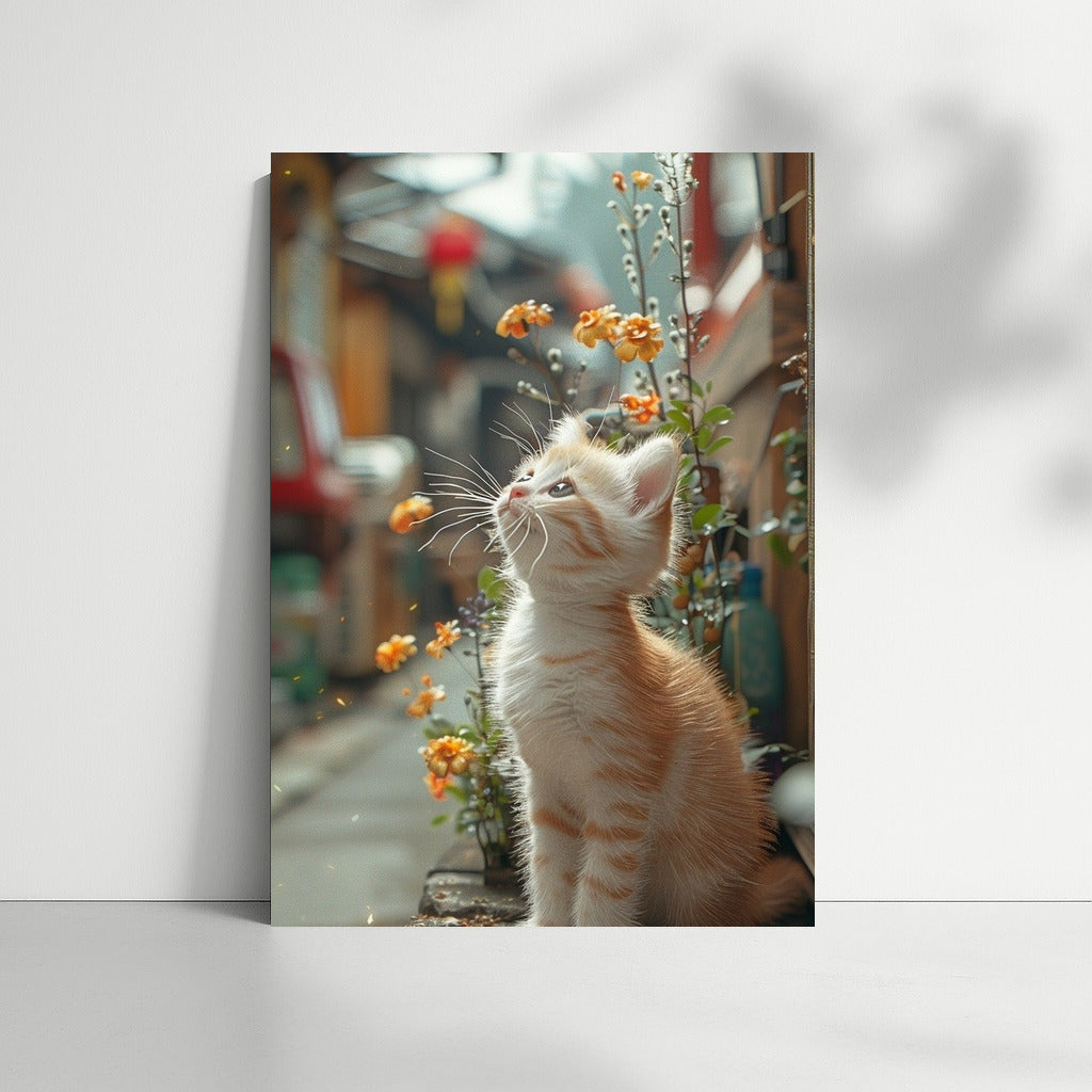 Flower Idyll: Kitten in Paradise