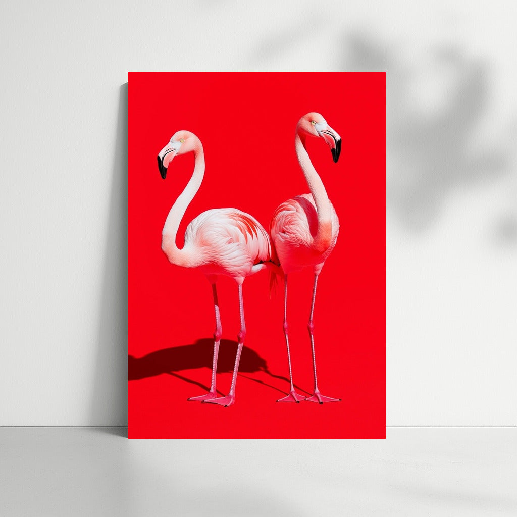 Dance of the Scarlet Flamingos
