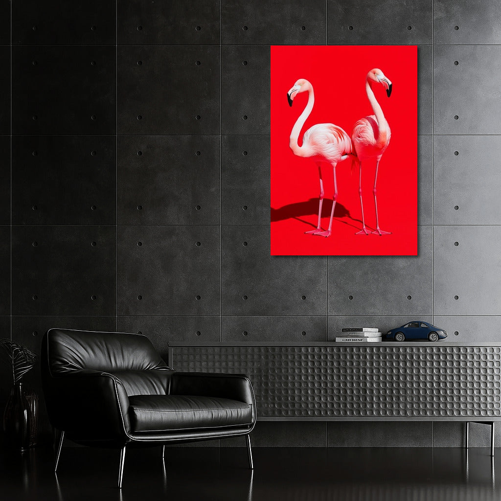 Dance of the Scarlet Flamingos