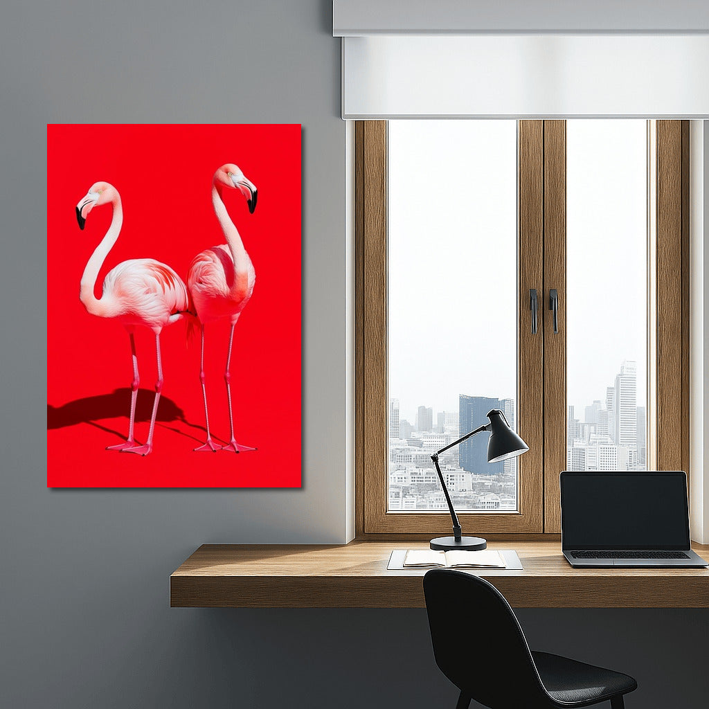 Dance of the Scarlet Flamingos