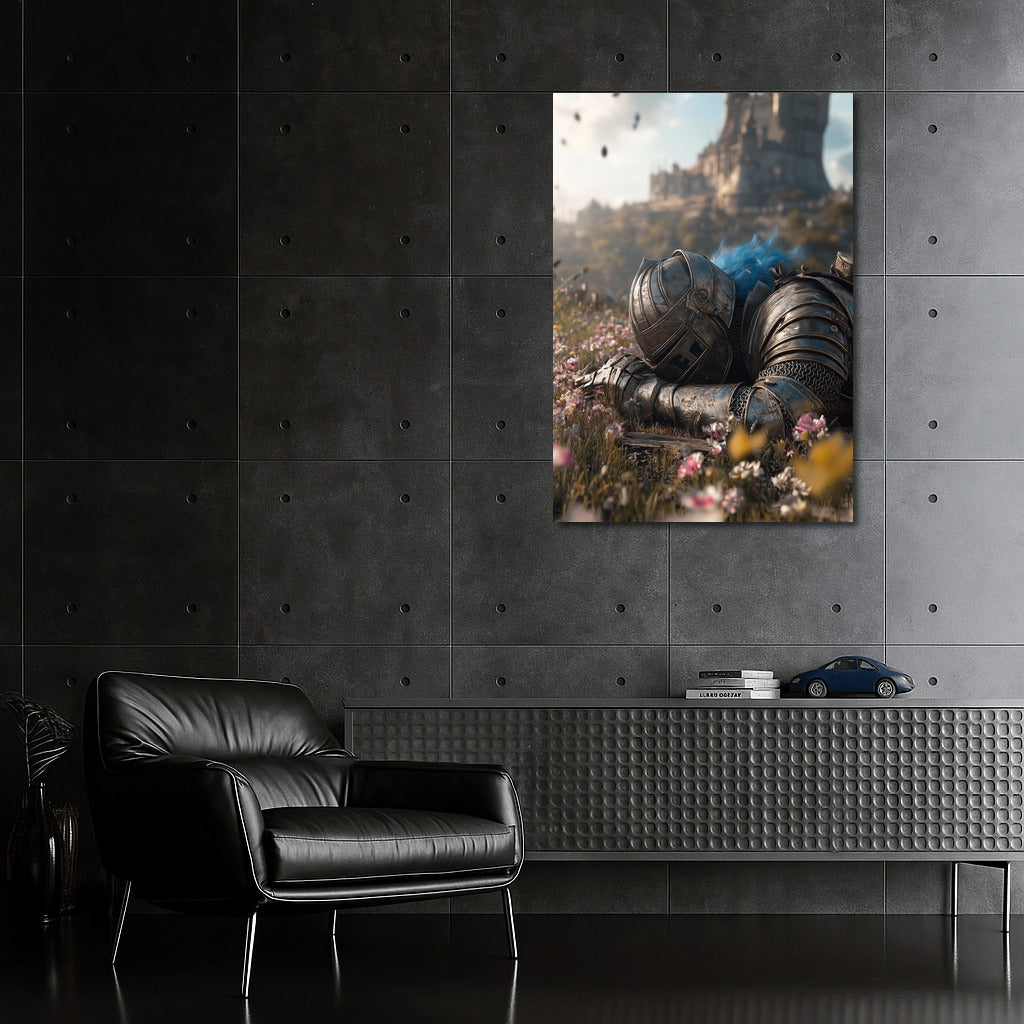 The Knight of Dreams on the Flower Throne