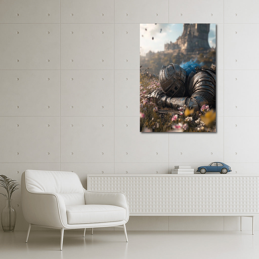 The Knight of Dreams on the Flower Throne