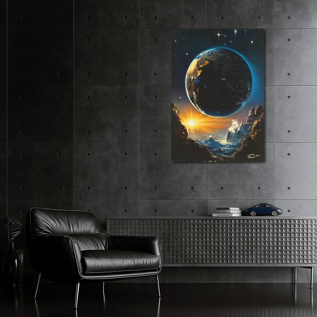 Earth Dawn: A Cosmic Symphony