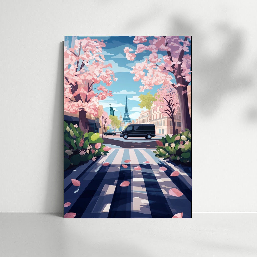 Blooming Symphony of Parisian Streets