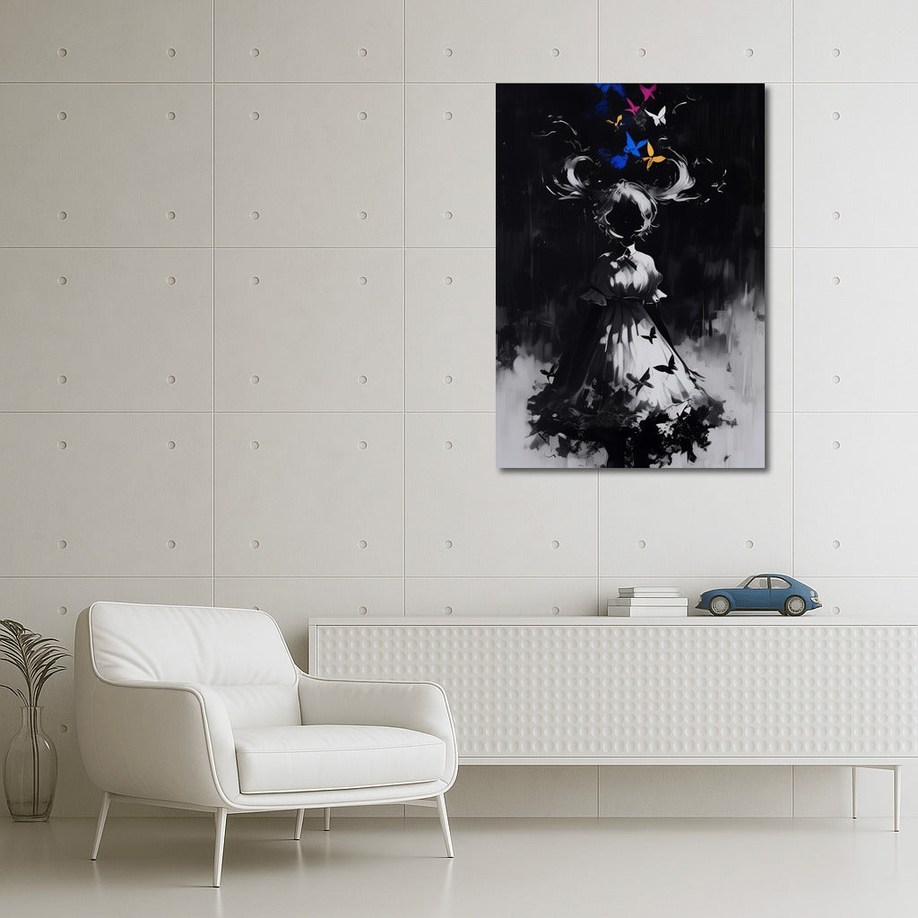Butterfly Dance in Silhouette
