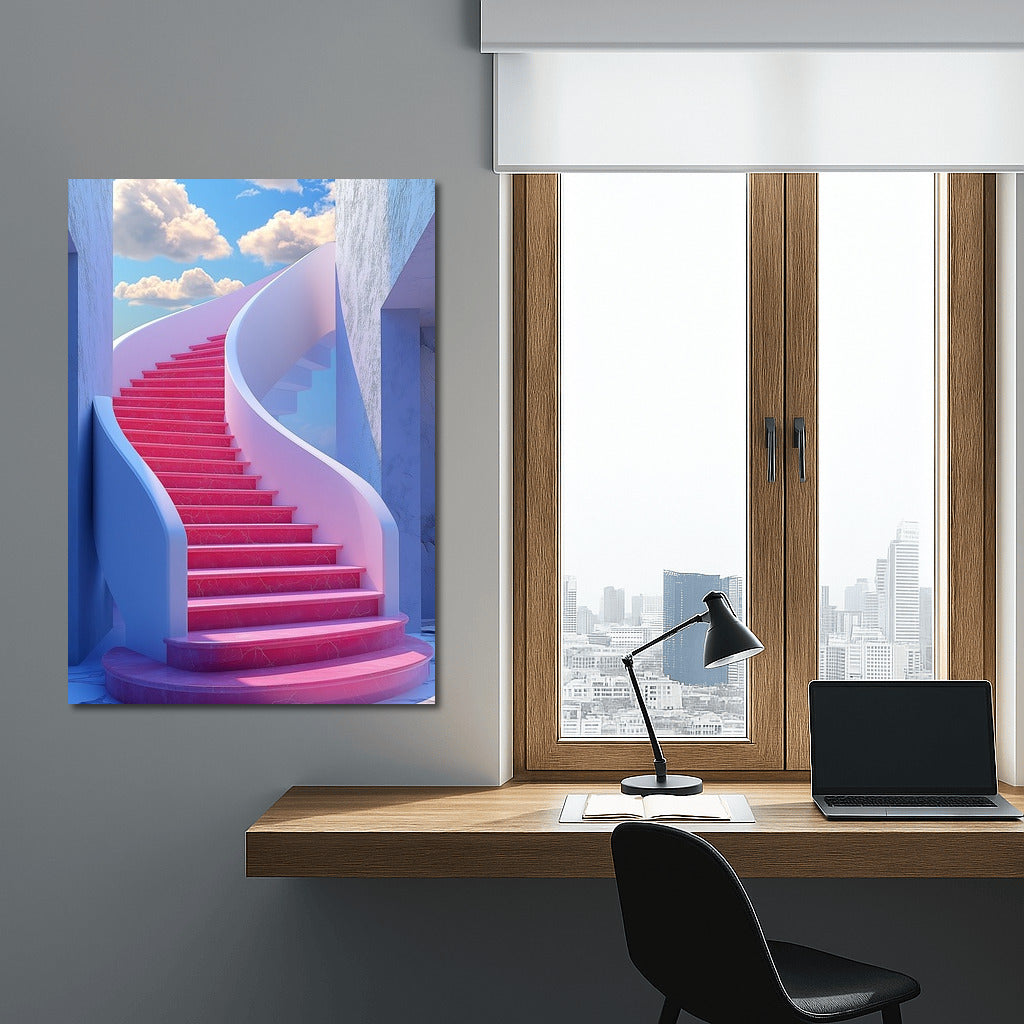 The Pink Path to the Clouds
