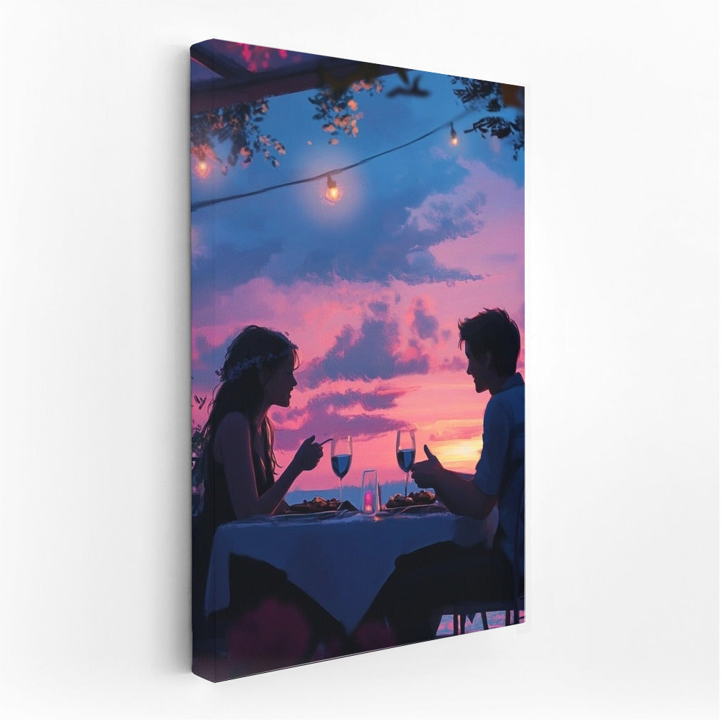 Silhouettes in Sunset Symphony