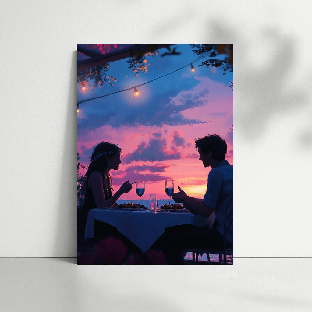 Silhouettes in Sunset Symphony