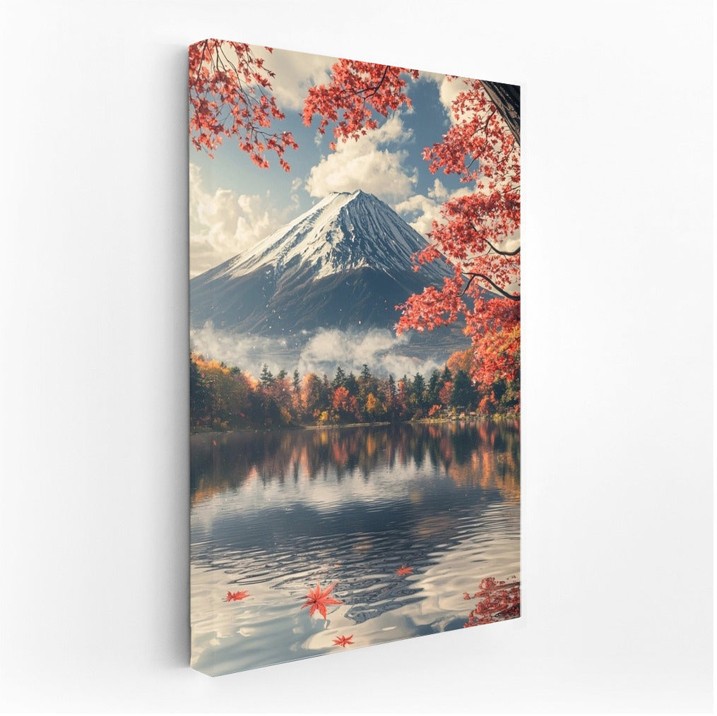 Harmony of Mountains and Lakes: Autumn Waltz