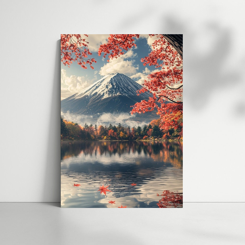 Harmony of Mountains and Lakes: Autumn Waltz