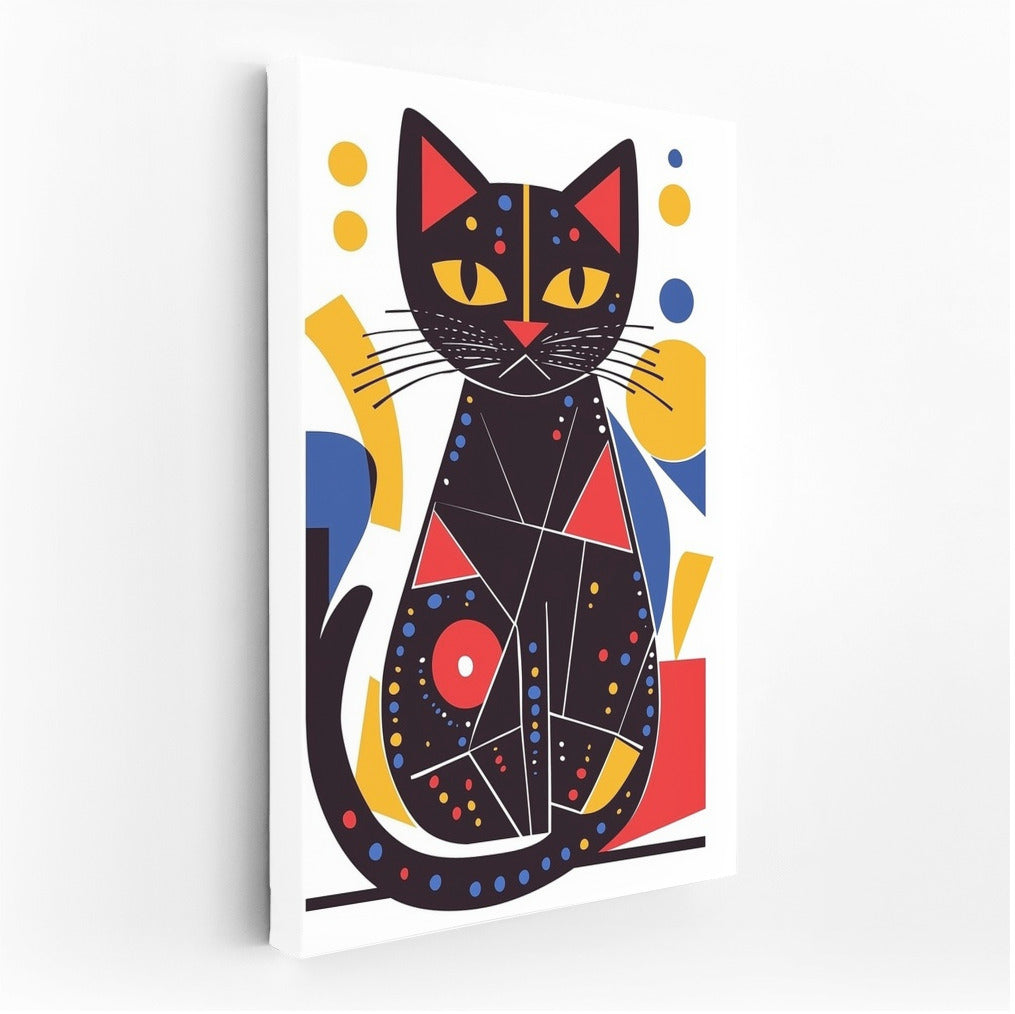 Dance of Shadows: Black Cat in Geometry