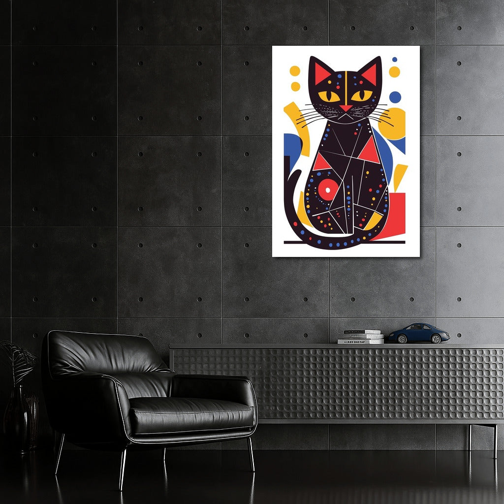 Dance of Shadows: Black Cat in Geometry