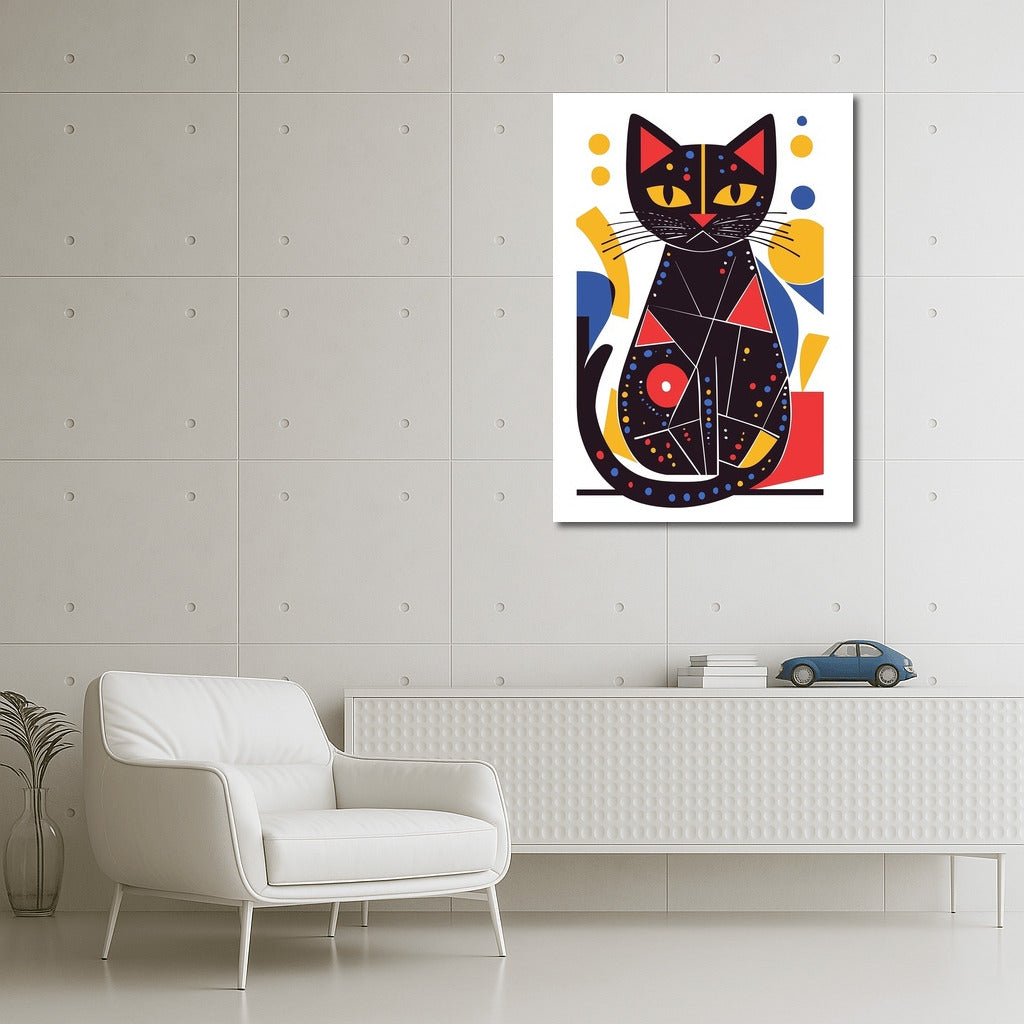 Dance of Shadows: Black Cat in Geometry