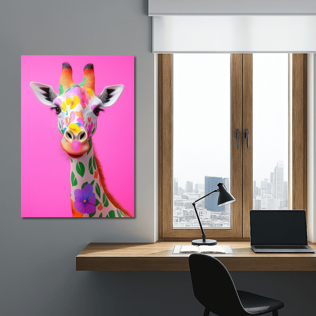 Flower Giraffe: Dance on the Pink Catwalk