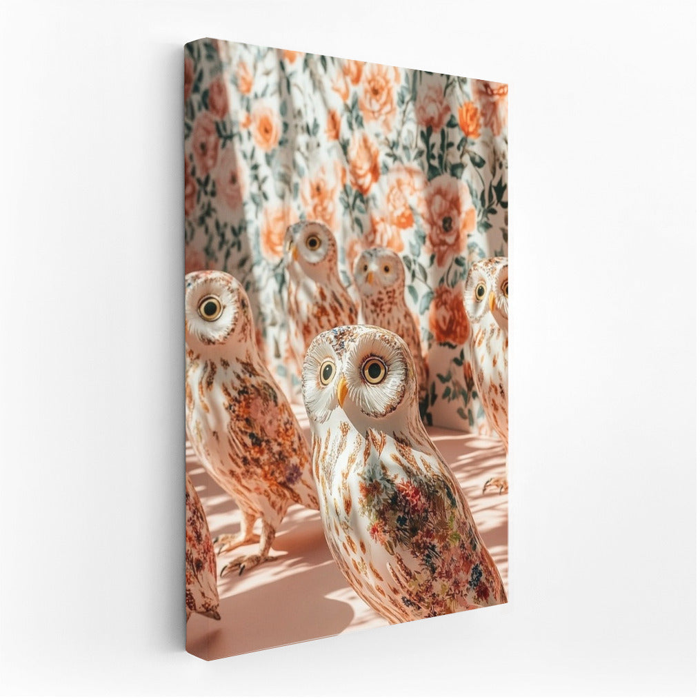 Owls in the Flower Waltz