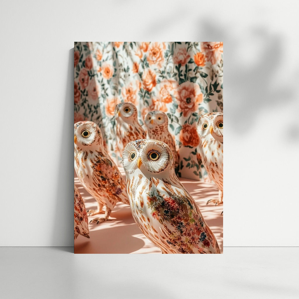 Owls in the Flower Waltz