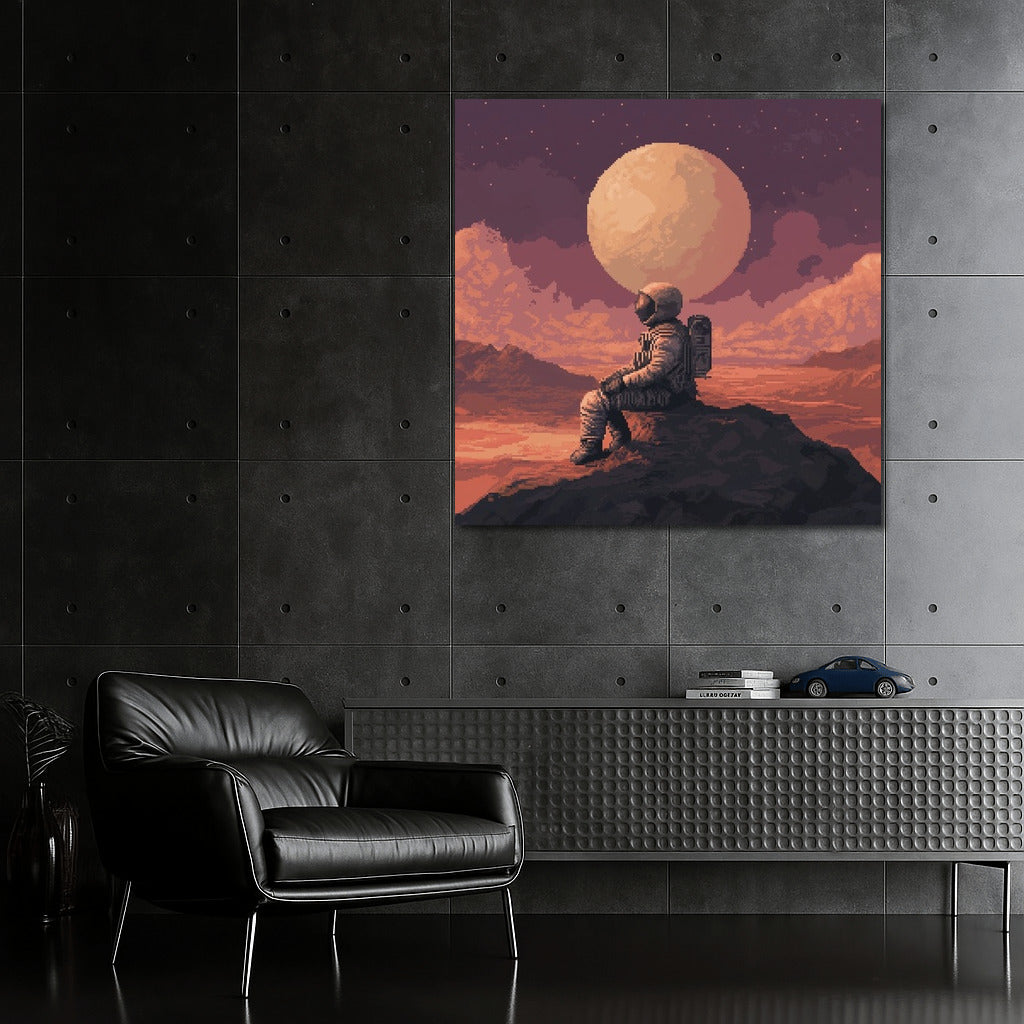 Star Wanderer in the Embrace of the Moon